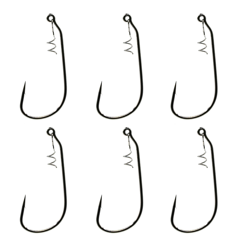 6th Sense LockDown Hook 6/0 in packaging, built for strength and reliable bites.