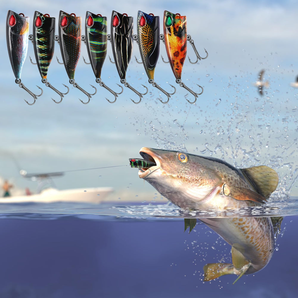 All-water design lure set for bass, trout, and grouper