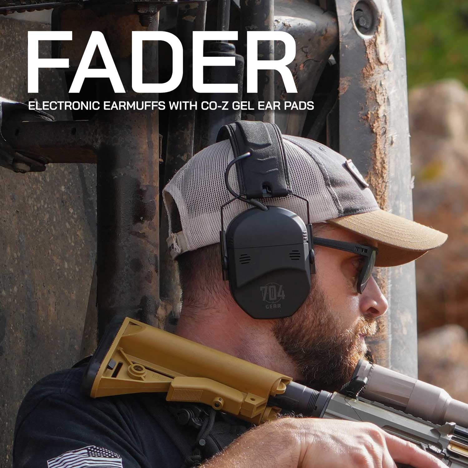 704 Gear Fader omnidirectional mics capture surrounding sound clearly for situational awareness.
