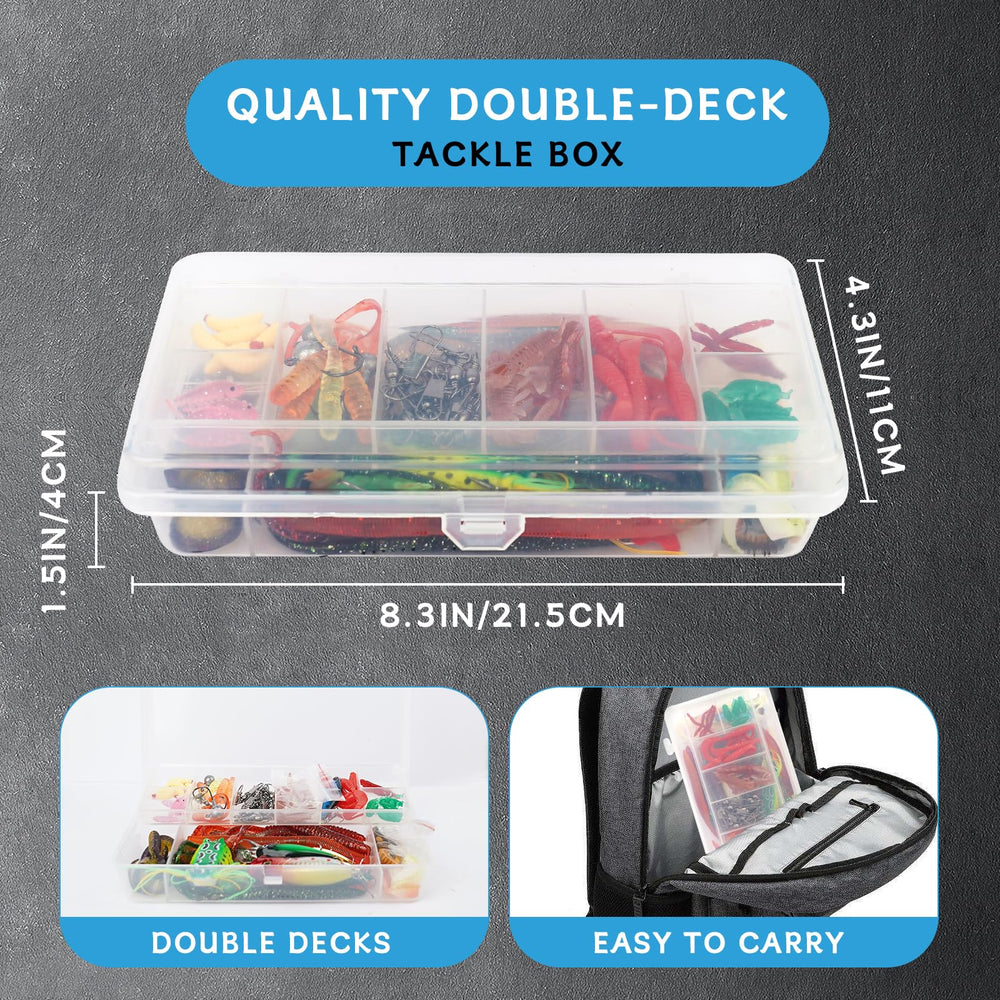 Durable fishing accessories with 3D eyes and realistic patterns