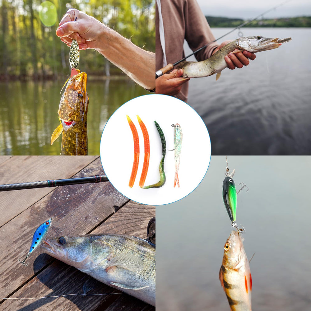 Compact tackle kit ready for backpack or boat storage