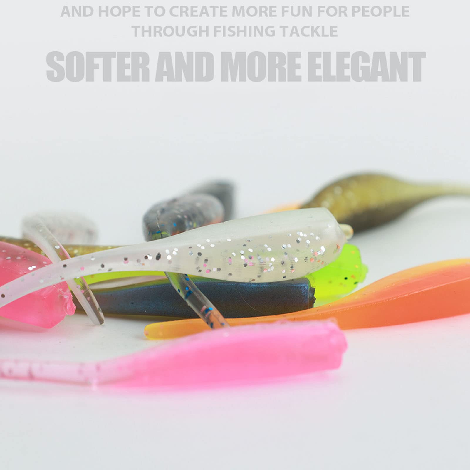 Crappie lure kit ready to use with jig heads