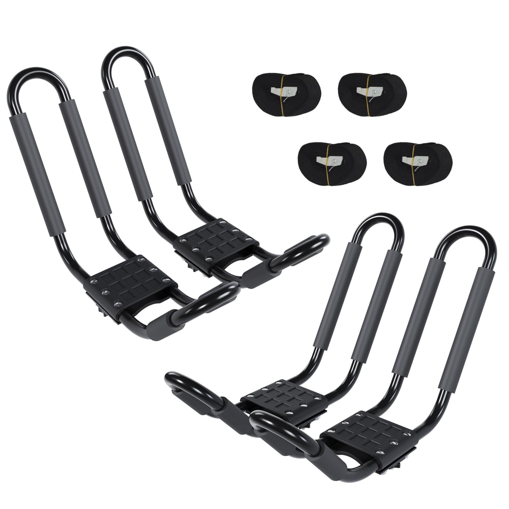 7BLACKSMITH J-Bar kayak carrier left side, easy loading for kayaks and boards