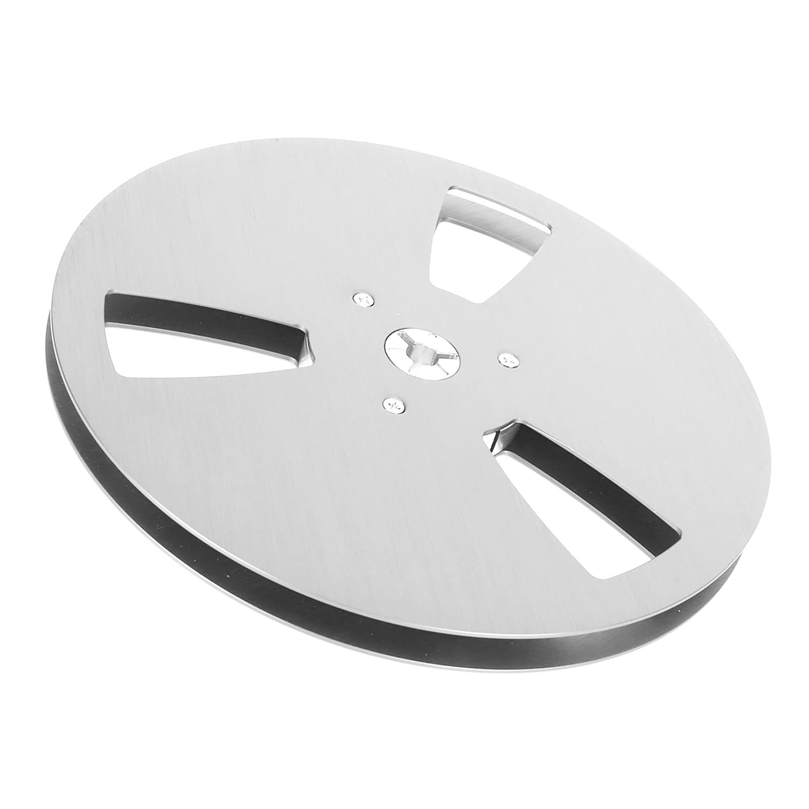 Aluminum takeup reel for 7 inch open reel tapes