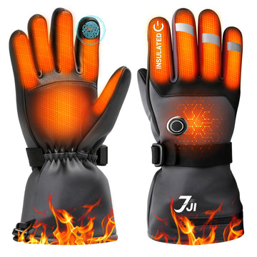 7JI heated gloves with battery pack for extended warmth on cold adventures