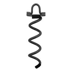 7Penn black spiral stakes in ground demonstrate sturdy wind resistance.