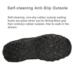 8 Fans wading boots self-cleaning non-slip outsole for wet surfaces