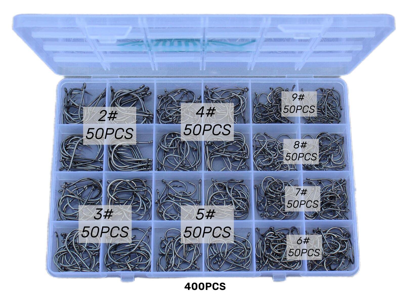 High-carbon 82A steel fishing hooks for strength and corrosion resistance