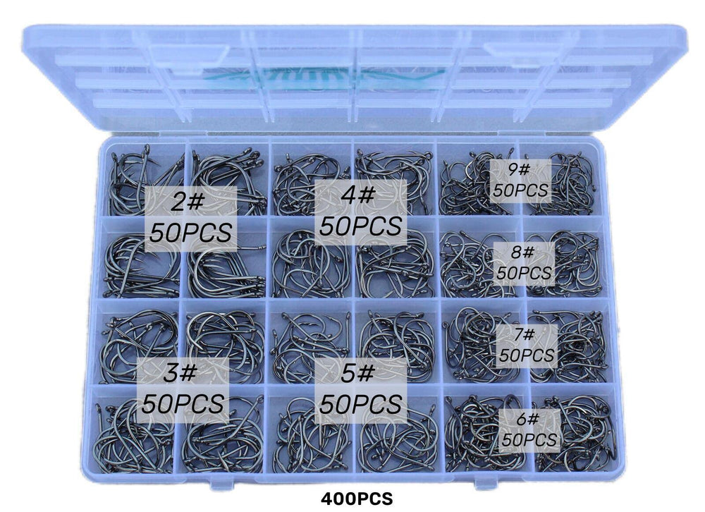 High-carbon 82A steel fishing hooks for strength and corrosion resistance