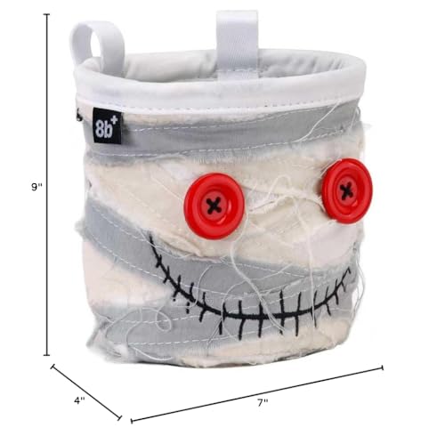 8BPLUS chalk bag supports left- and right-handed climbers for versatility.