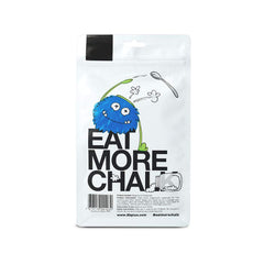 8BPLUS crushed chalk packaging view with a reusable zipper pouch and clear fill window.