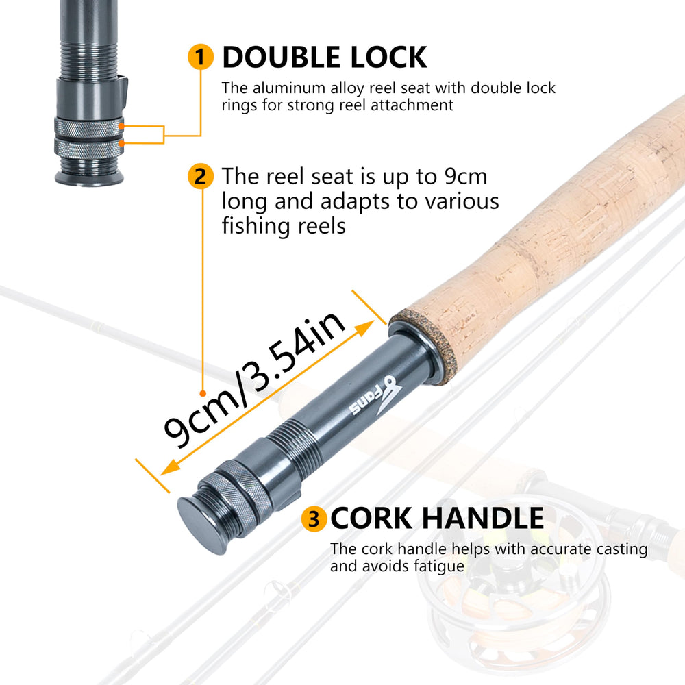 8 Fans leader 9ft 5x illustrates reliable leader for precise casting.