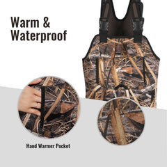 8 Fans Next Camo Evo pattern waders for stylish outdoor adventures.