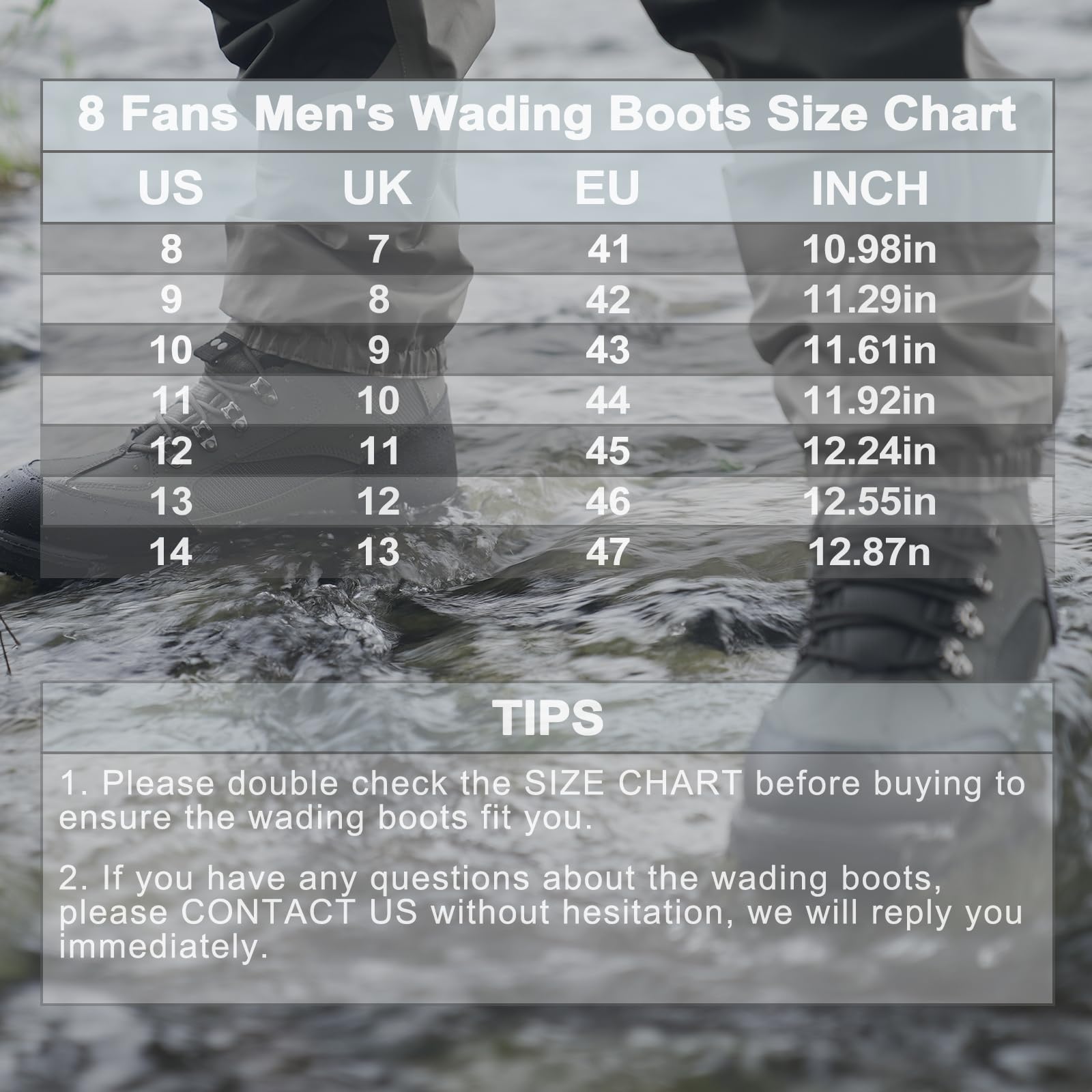 8 Fans wading boots pair well with fly-fishing waders for versatile outdoor use