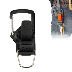 8TIMBER Terra Clip demonstrates secure belt-loop attachment with effortless magnetic release