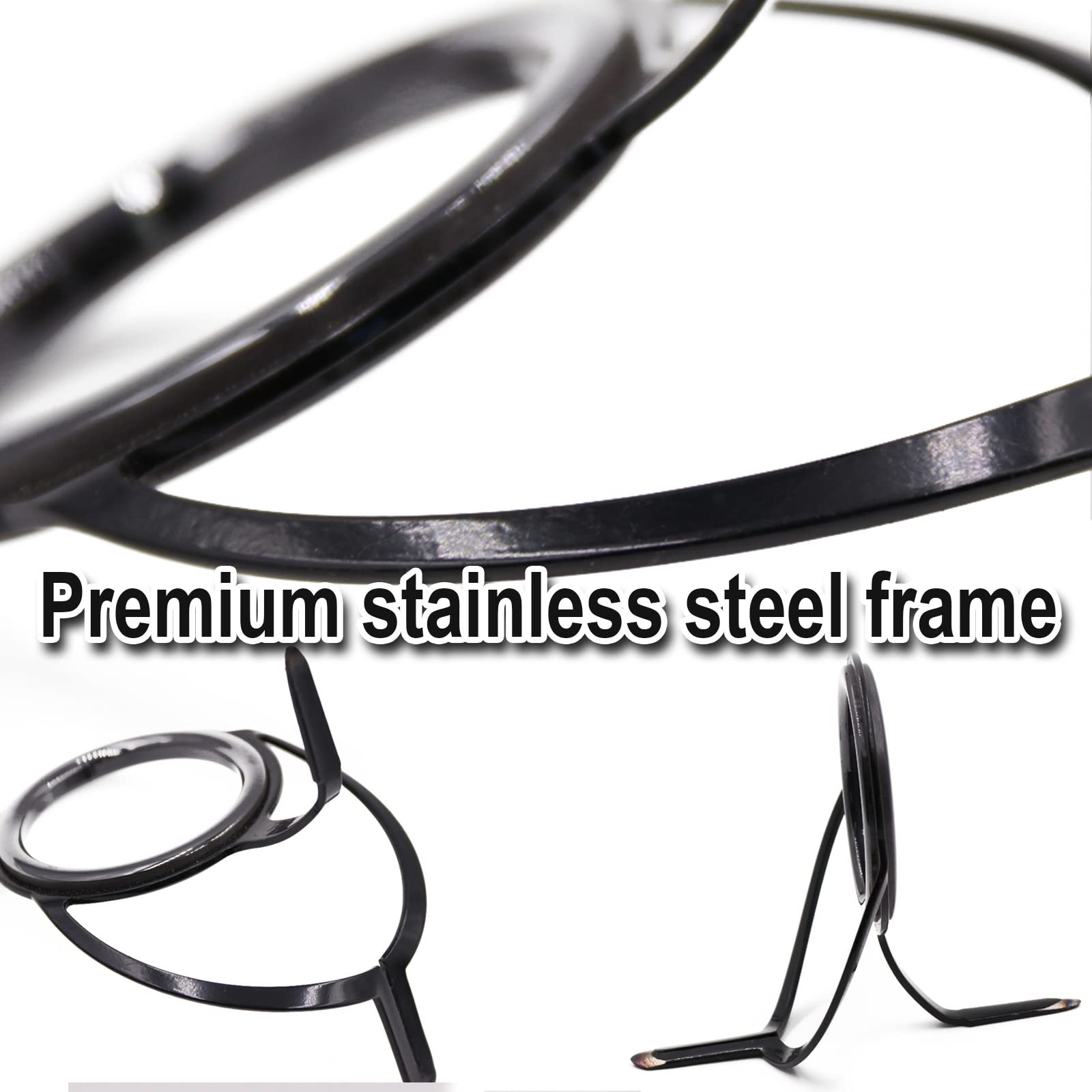 9KM DWLIFE ceramic-ring rod guide close-up highlighting smooth line flow.