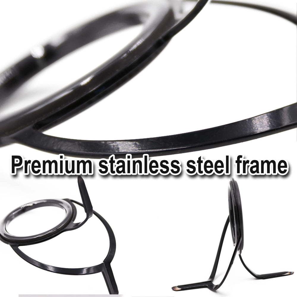 9KM DWLIFE ceramic-ring rod guide close-up highlighting smooth line flow.