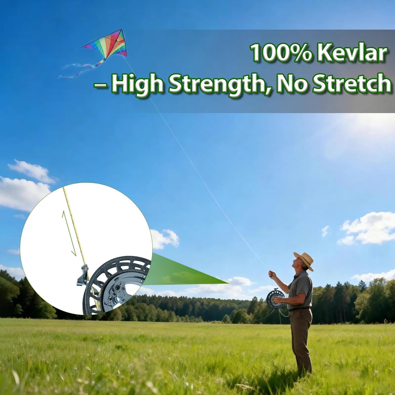 9KM DWLIFE Kevlar line – versatile survival cord for camping and hiking adventures