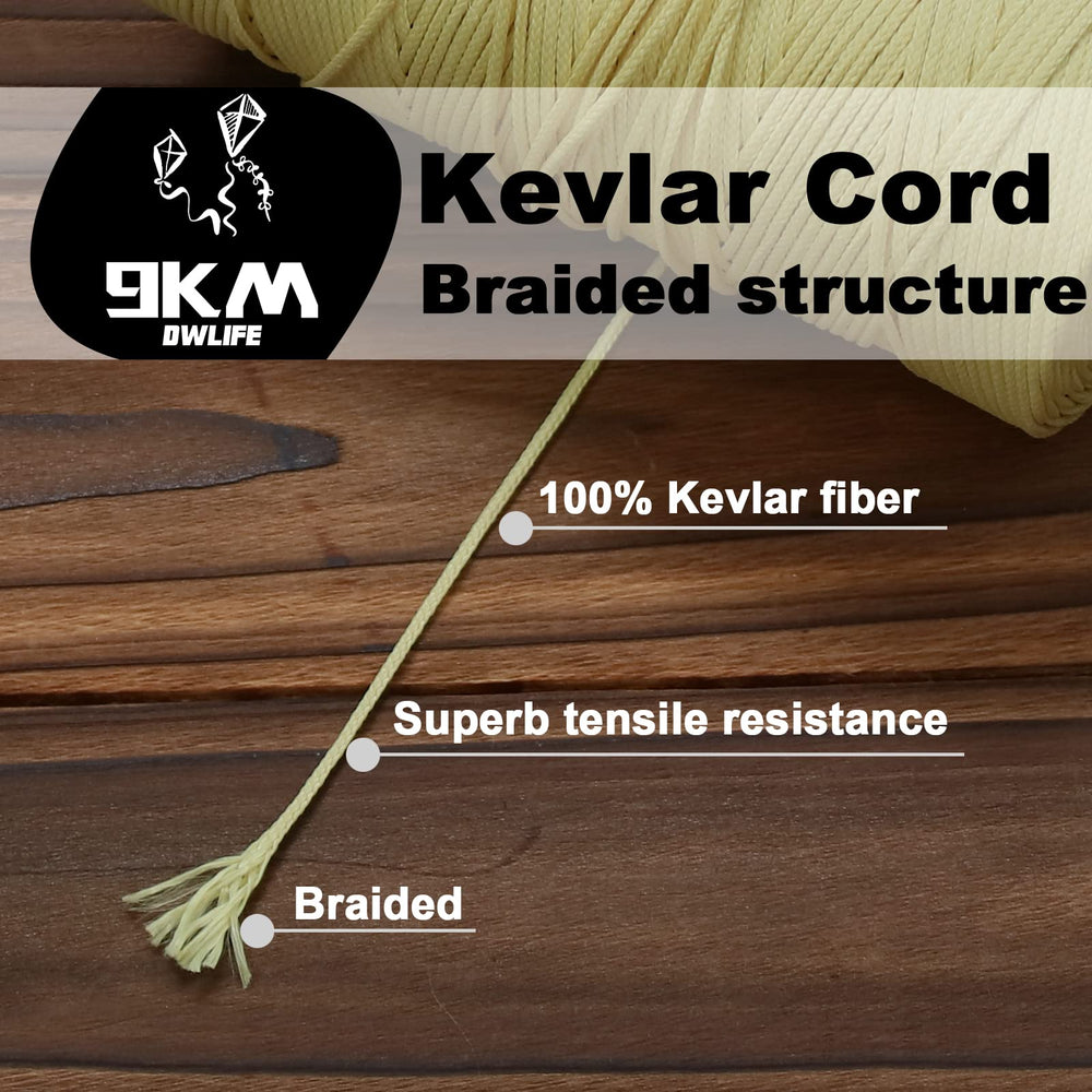 9KM DWLIFE Kevlar line abrasion test—excellent wear resistance for rugged outdoor use.