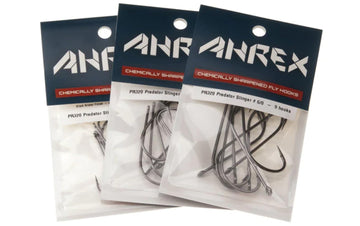 AHREX PR320 Predator Stinger Hook packaging showing 8 hooks per package