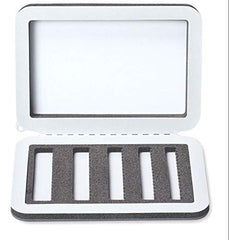 Front view of the CFA-55/CB Chest Fly Box attached to a vest