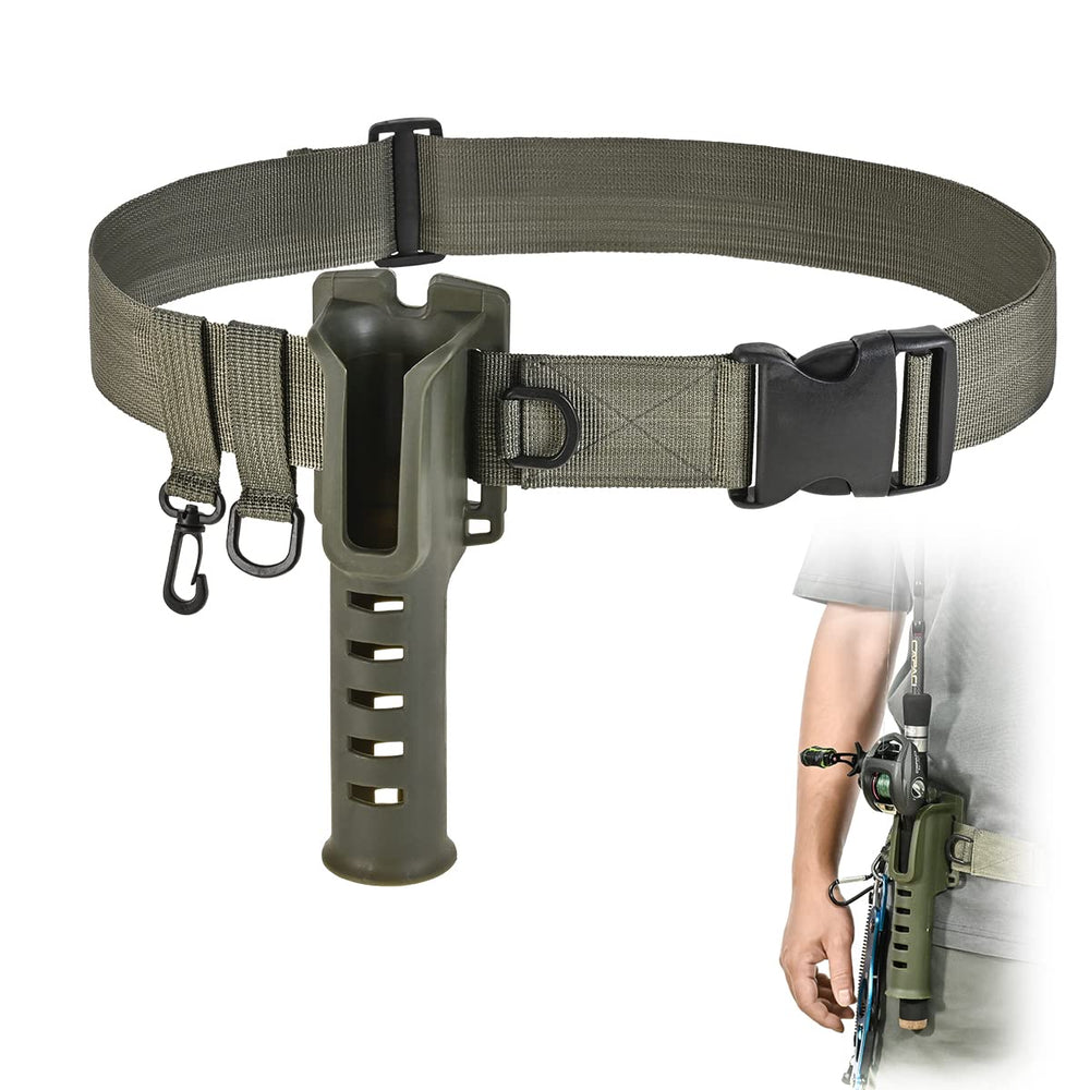 CODEK adjustable fishing rod holder in Black, Khaki, and Green