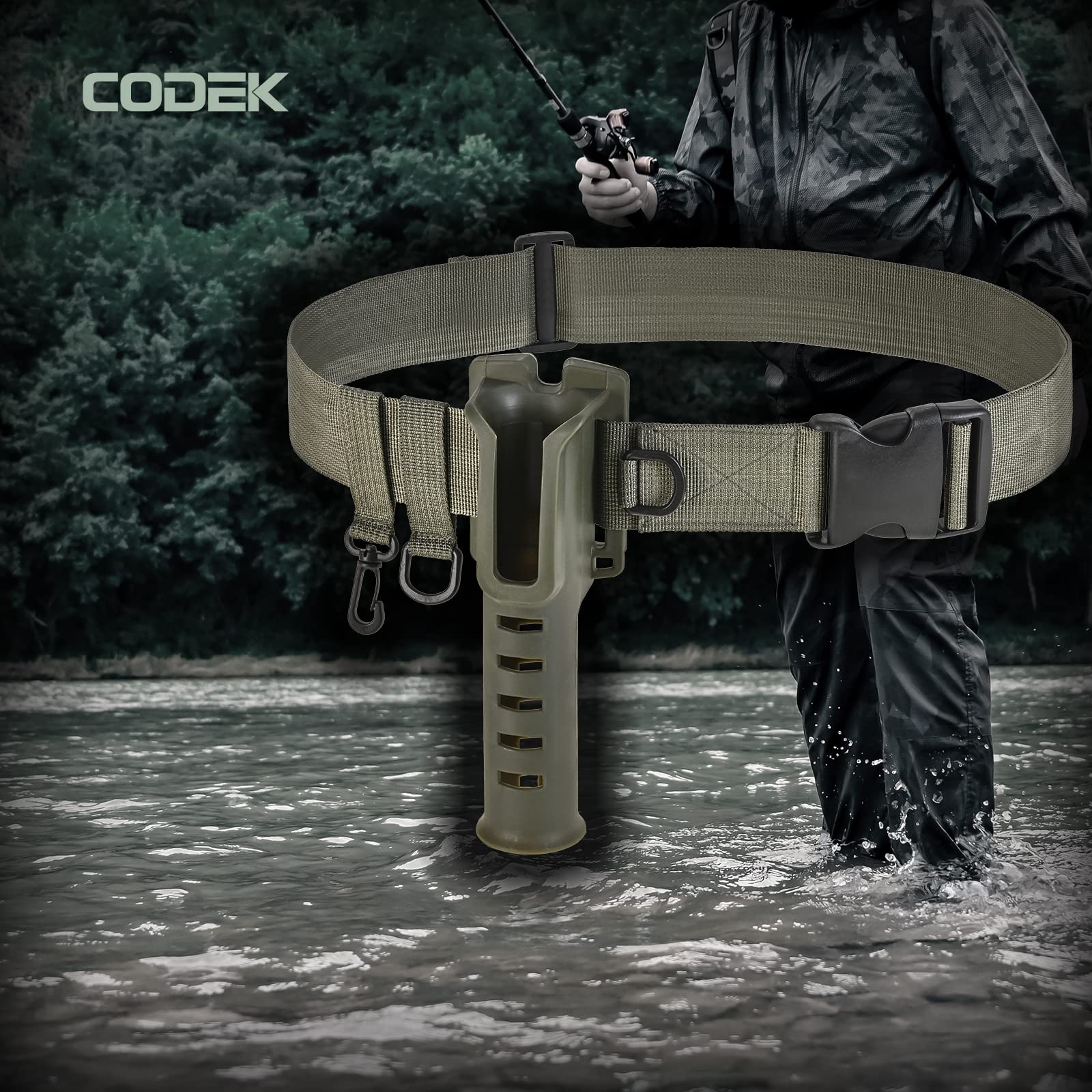 Compatible with most casting and spinning fishing rods