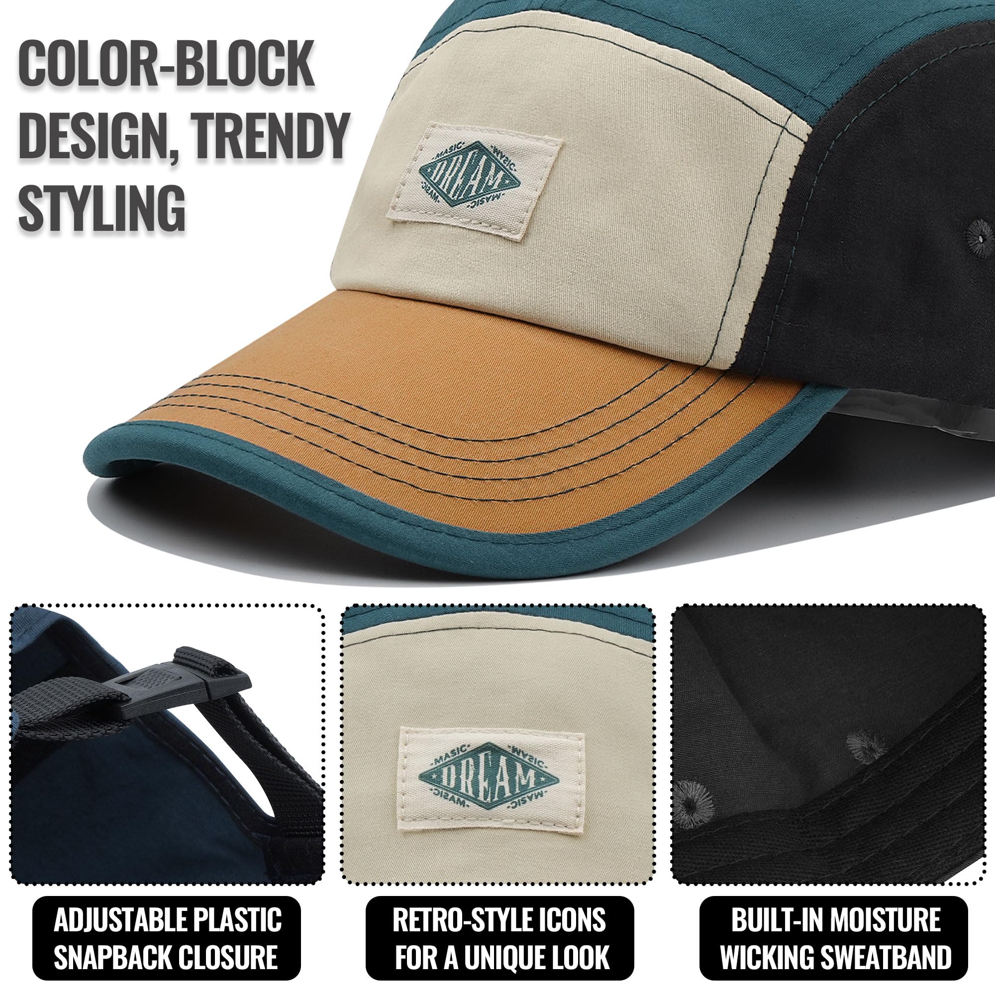 Cap worn during running or workouts
