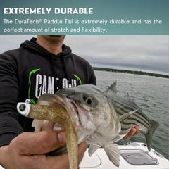Lure floating in water demonstrating natural buoyancy