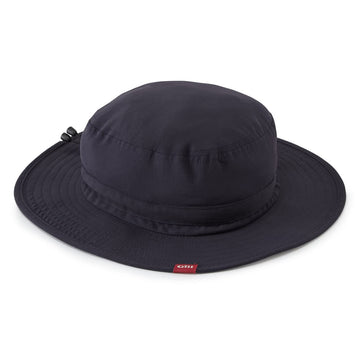 Gill hat features moisture-wicking headband and stiff brim for all-day comfort and sun protection