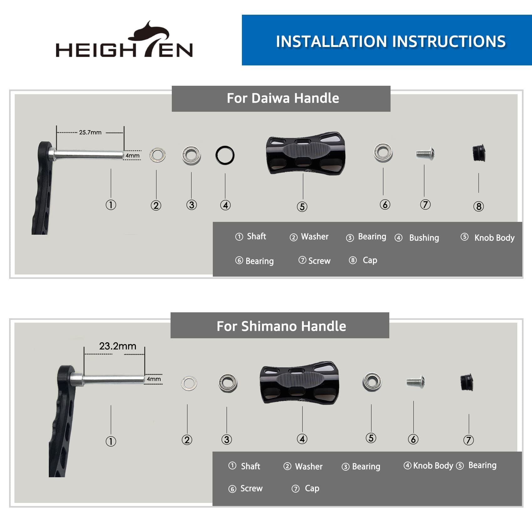 Dimensions: 22mm diameter, 37.5mm length, 7g weight