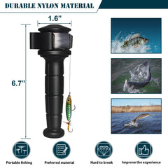 Extended hollow handle with storage space for small items