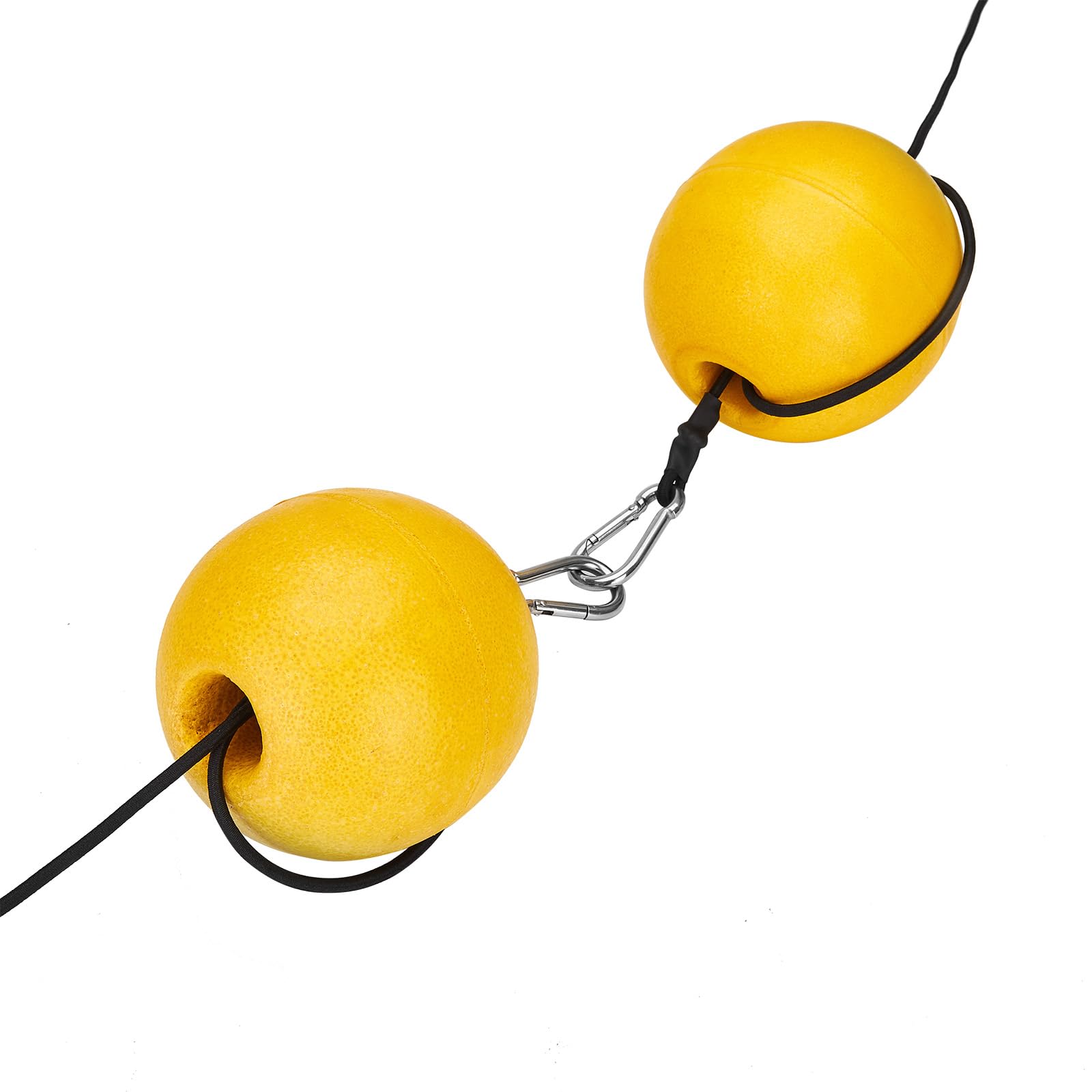 Two stainless steel clips included with the MOPHOEXII buoy