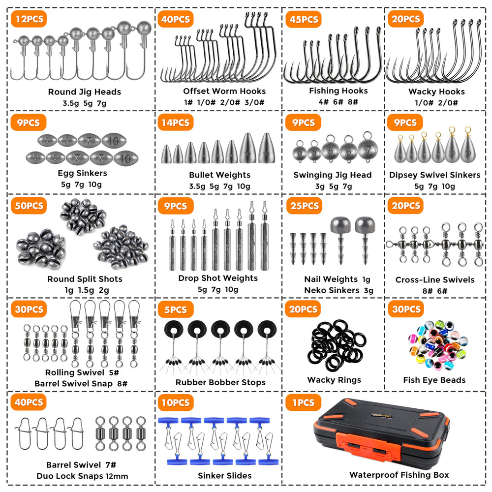 Fishing gear set suitable for bass and trout