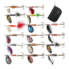 PLUSINNO tail-spinner style spinner lure with metal blade