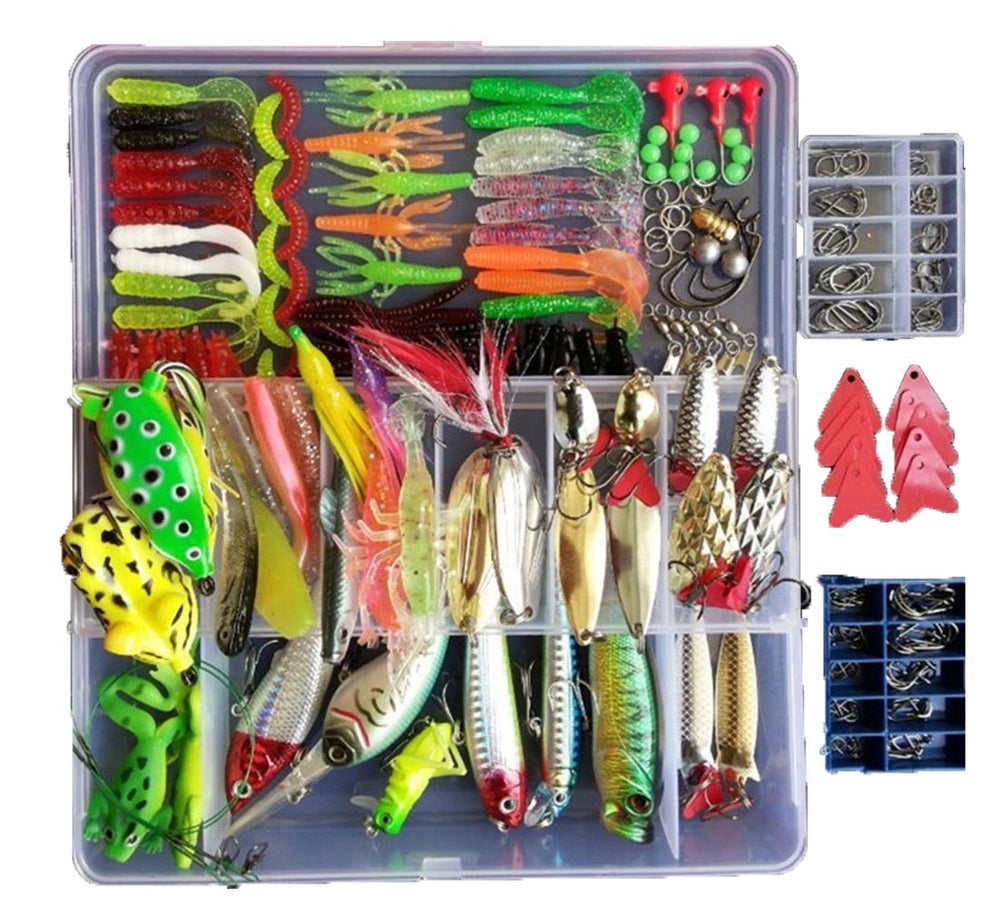 275 piece fishing lure set with tackle box
