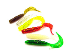 Metal spinning lures and soft plastic lures