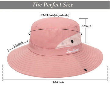 Ponytail hole design with internal sweatband