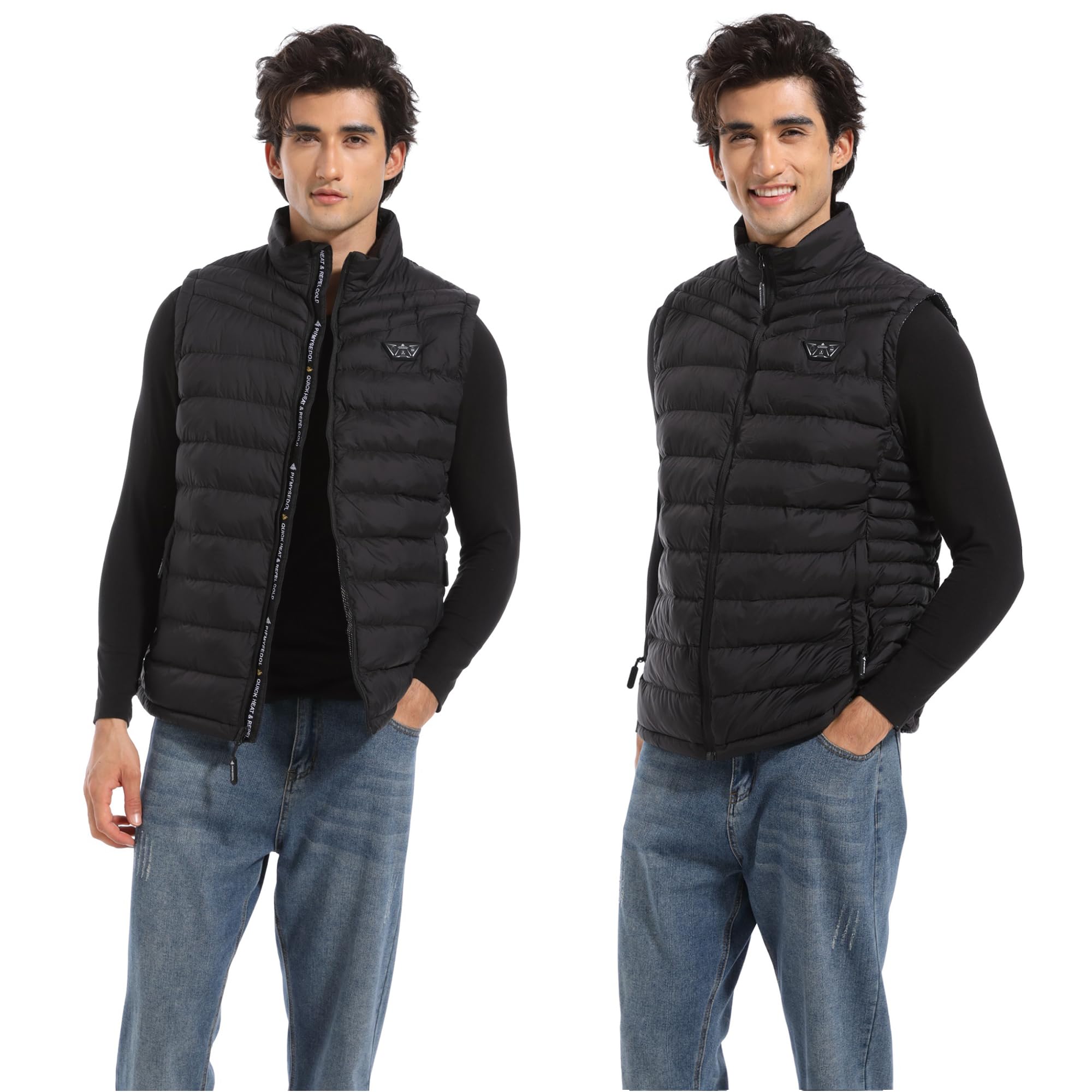 A ALFRESCOOL heated vest back view with even torso heating