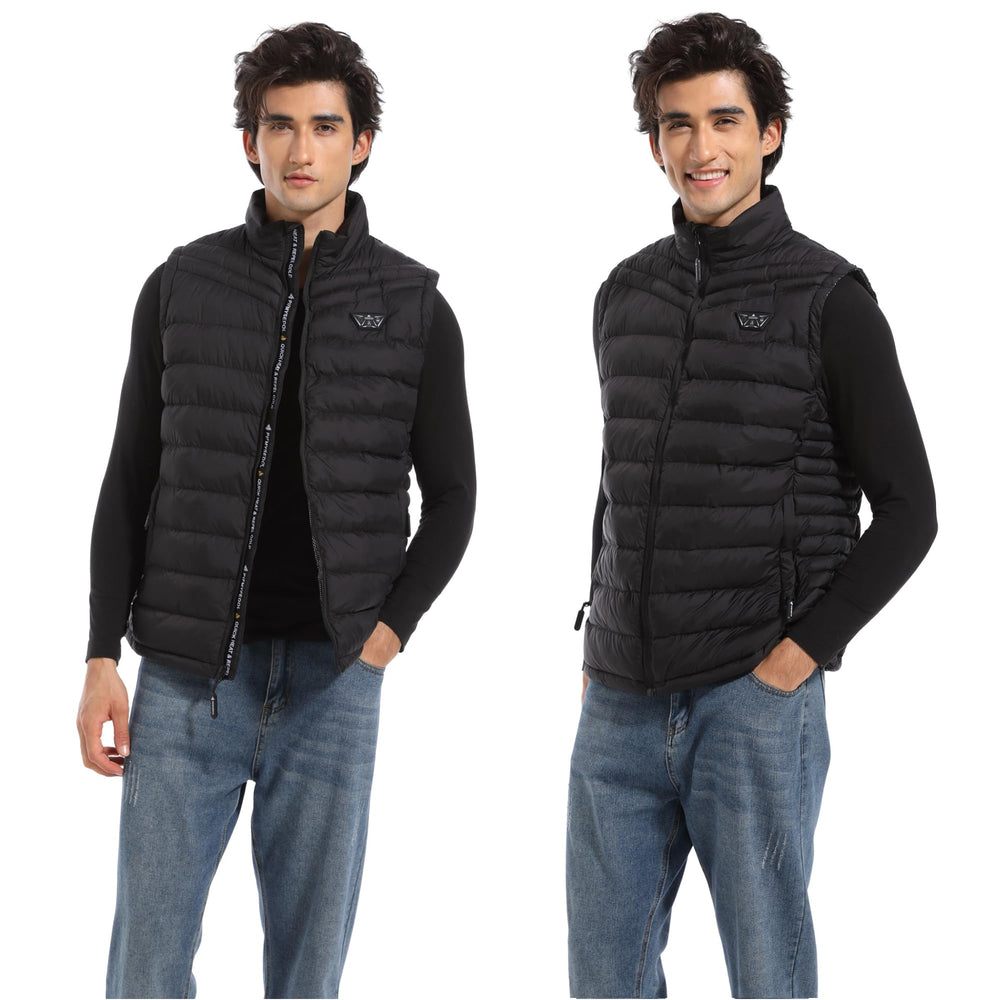 A ALFRESCOOL heated vest back view with even torso heating