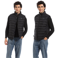 A ALFRESCOOL heated vest back view with even torso heating