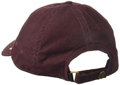 A. Kurtz chevron baseball cap with adjustable closure for a comfortable unisex fit.