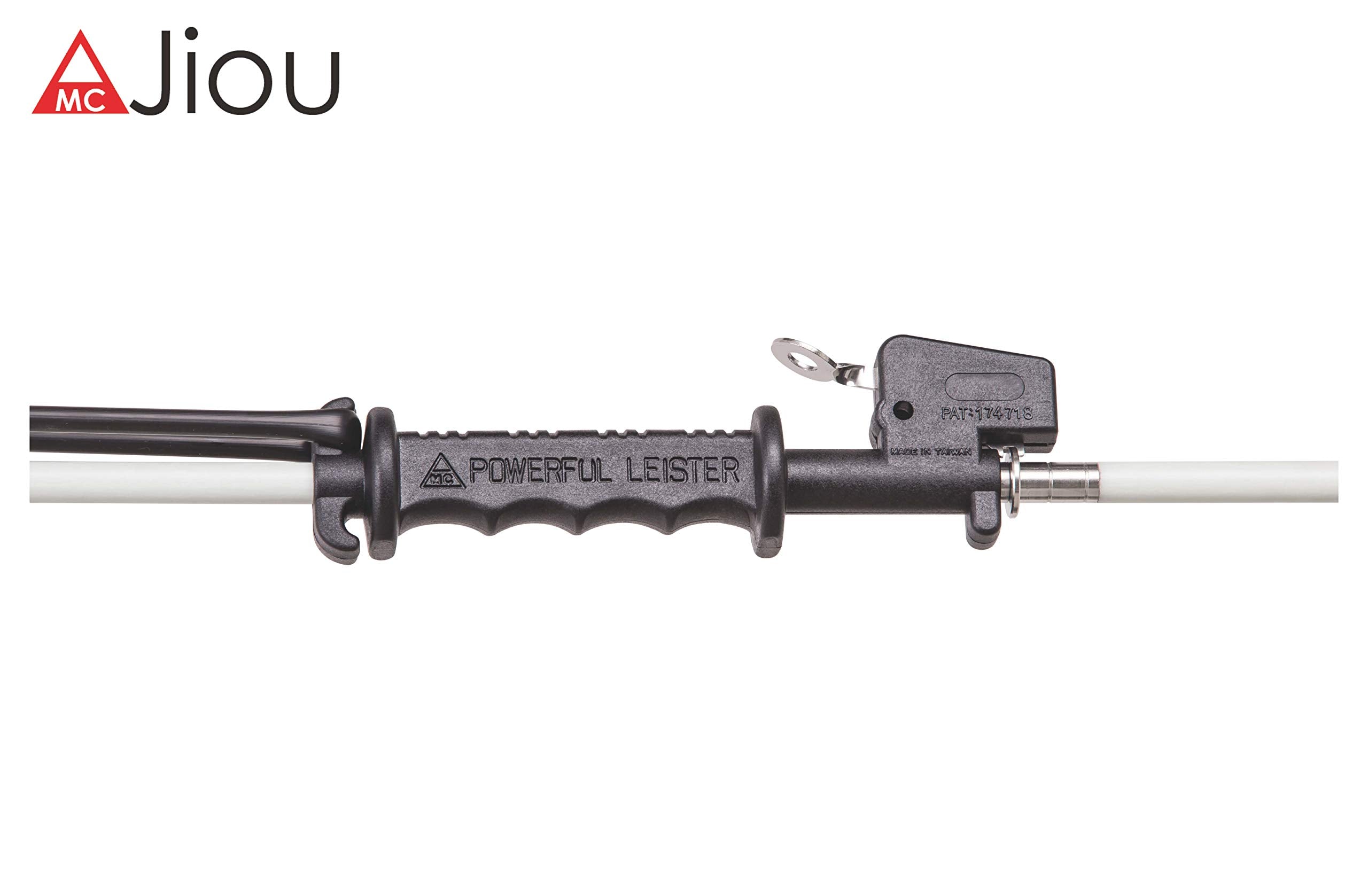 A MC JIOU stainless steel head detail showcases piercing power and rust resistance
