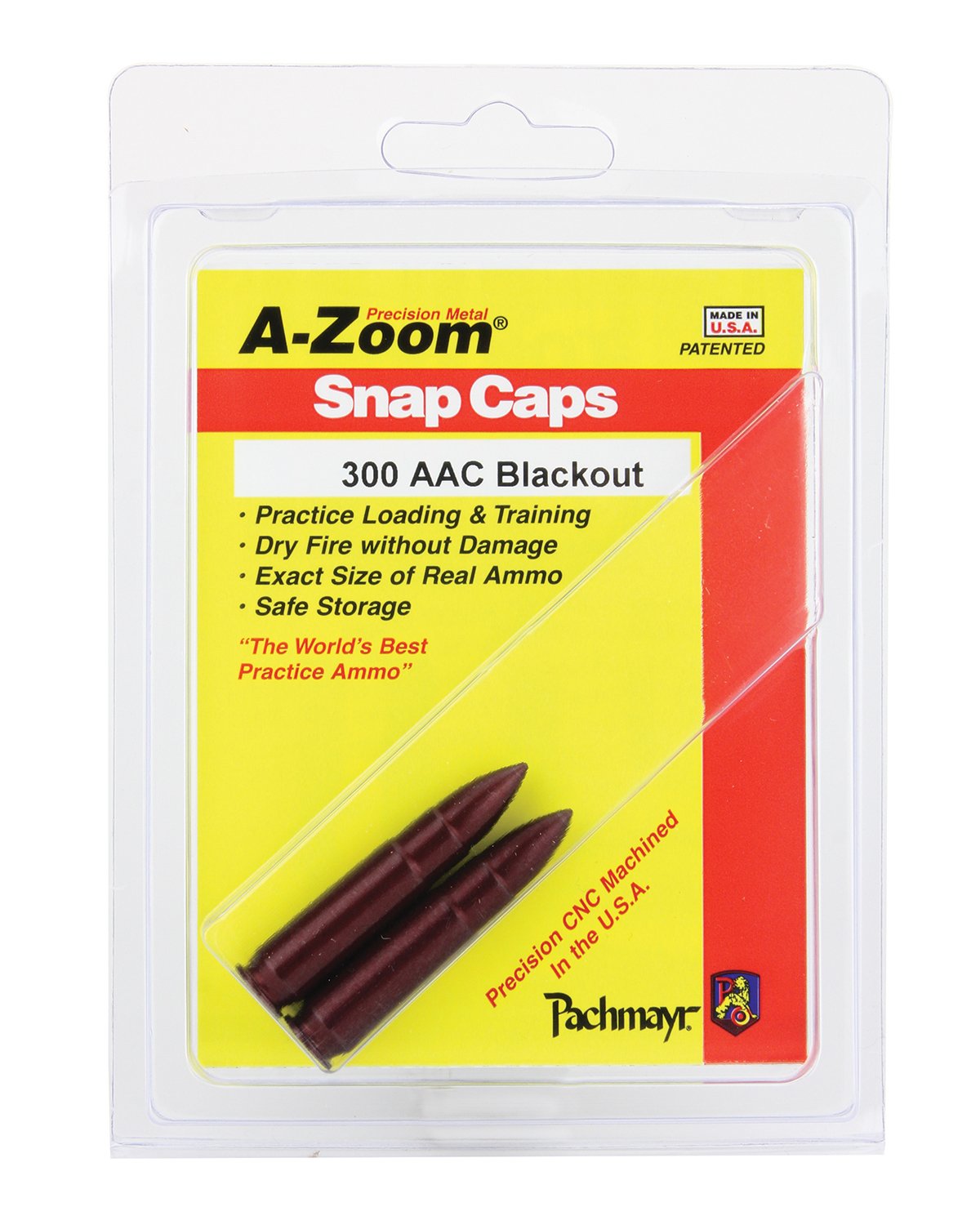 A-Zoom .300 AAC Blackout rifle snap cap in red