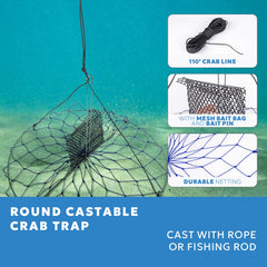 A1FISHER bait bag with fold over flap for easy bait loading