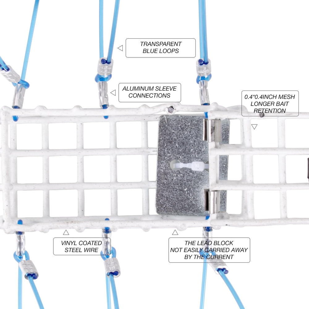 A1FISHER pier crabbing setup demonstrates versatile use on piers.
