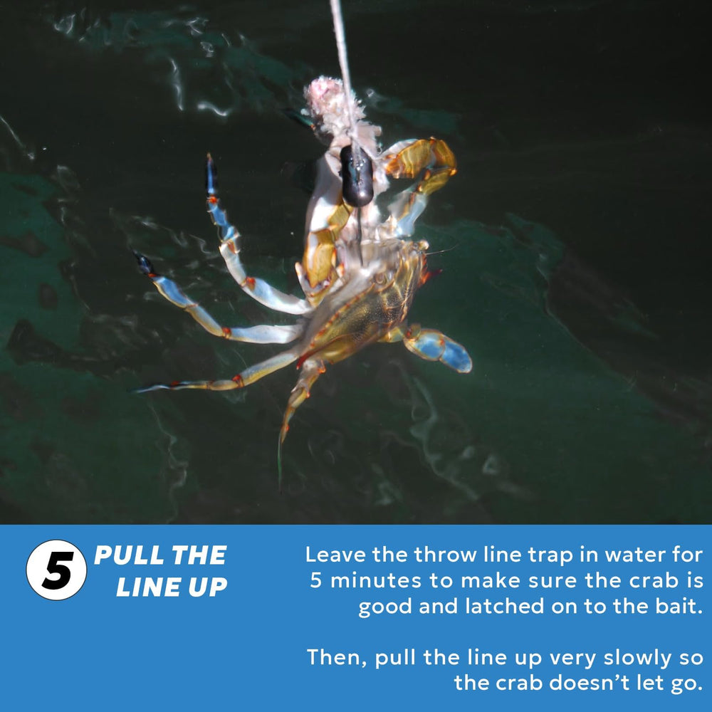 Sturdy cotton cord used in A1FISHER crab throw line