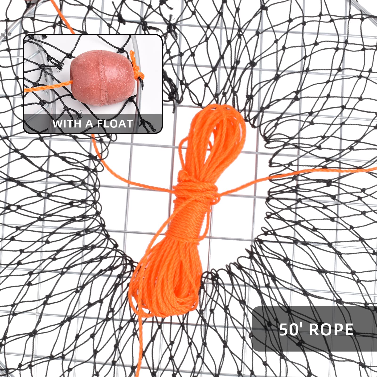 A1FISHER crab trap bait clip keeps bait secure during trips.