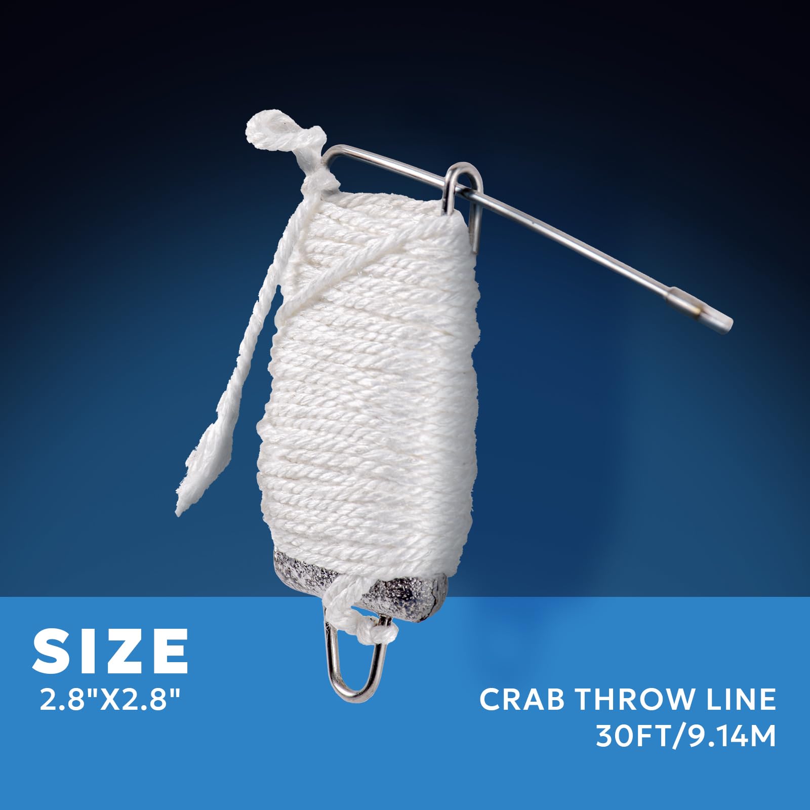 Heavy-duty crab tongs with long handle for safe grabbing