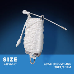 Heavy-duty crab tongs with long handle for safe grabbing